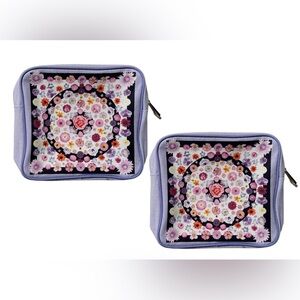 2 ESTEE LAUDER x Amba Locke Flower Makeup Cosmetic Bag